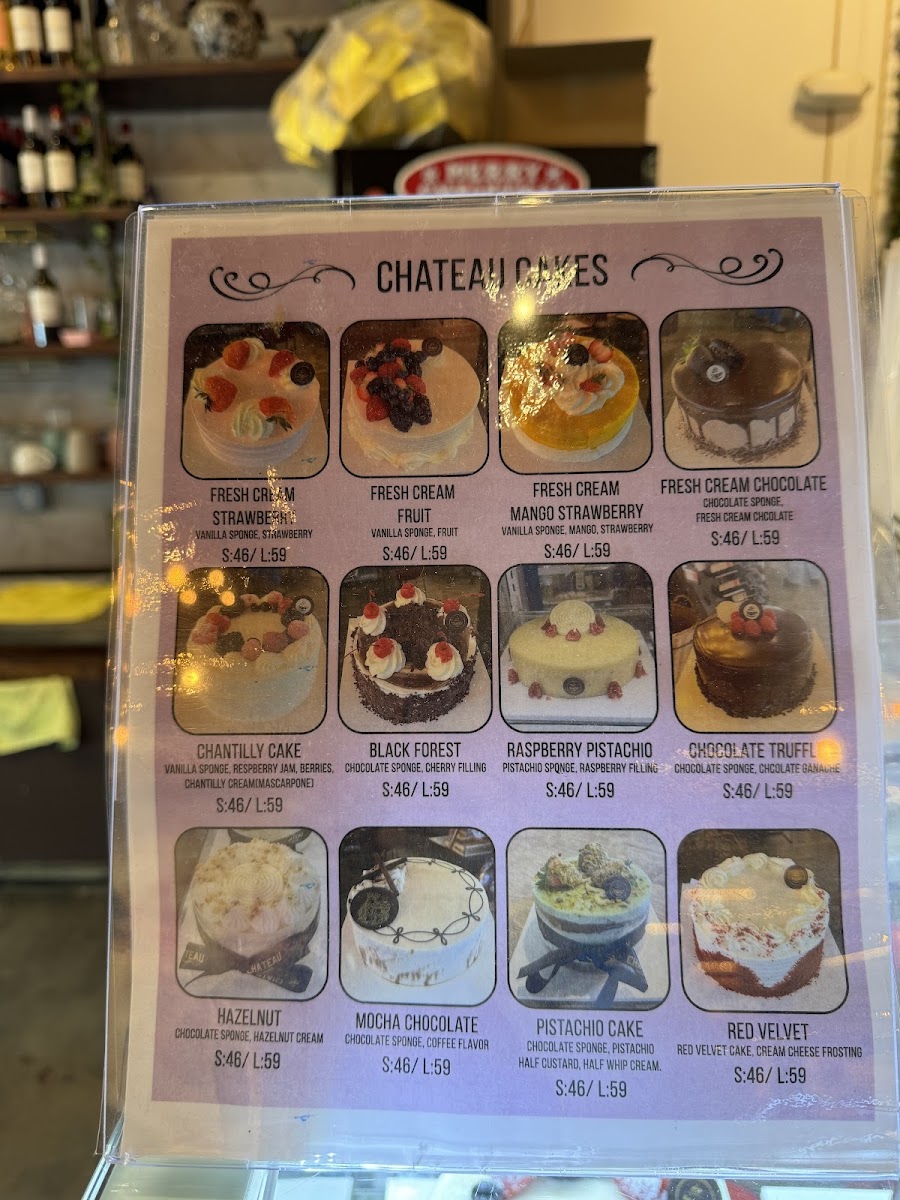 Chateau de Chantilly Cafe Menu - Image 4